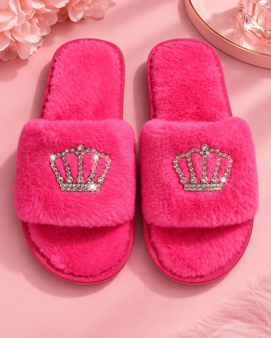 Plush Baddie Slippers, product view 3