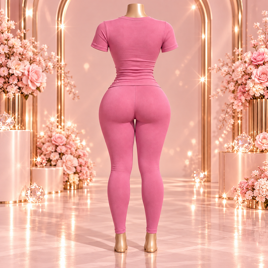 Just A Girl Fitted Lounge Set