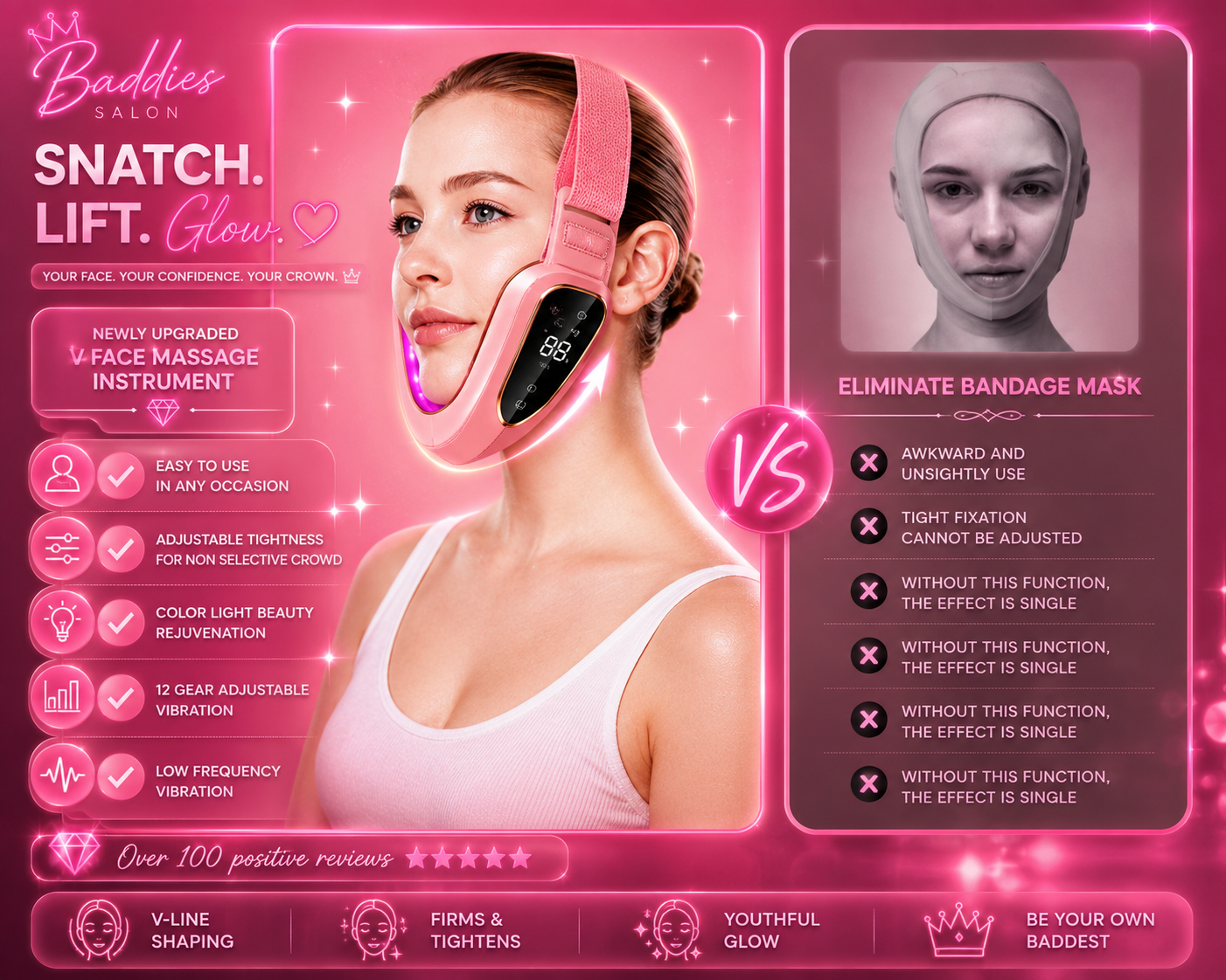 V-Line Sculpt + Lift Device - Facial Massager