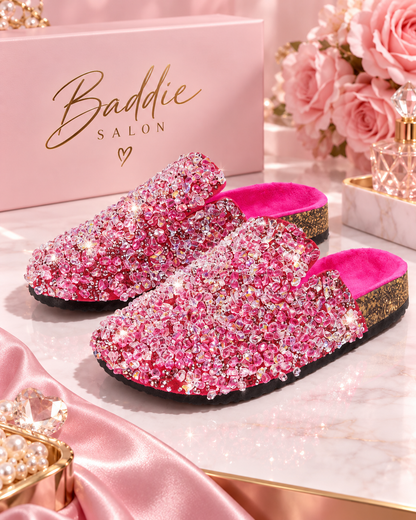 Crystal-embellished Baddie Bling Clogs, product view 1