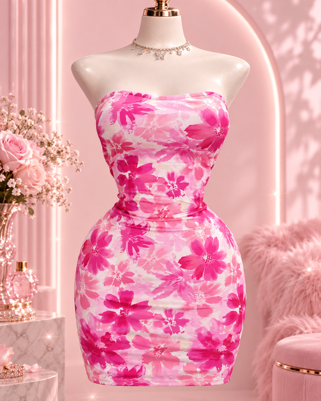 Baddie Floral Dress