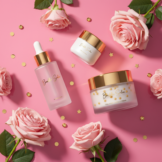 Brightening Skincare Set product arrangement